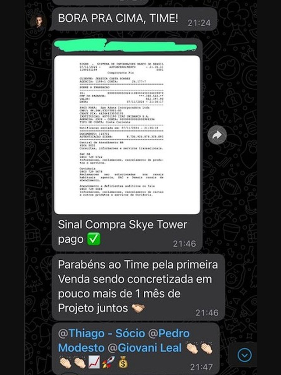 Primeira venda em 1 mês Skye Tower tráfego pago imobiliária Leal Mídia
